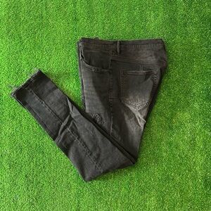 Purple Brand Black Ripped Jeans